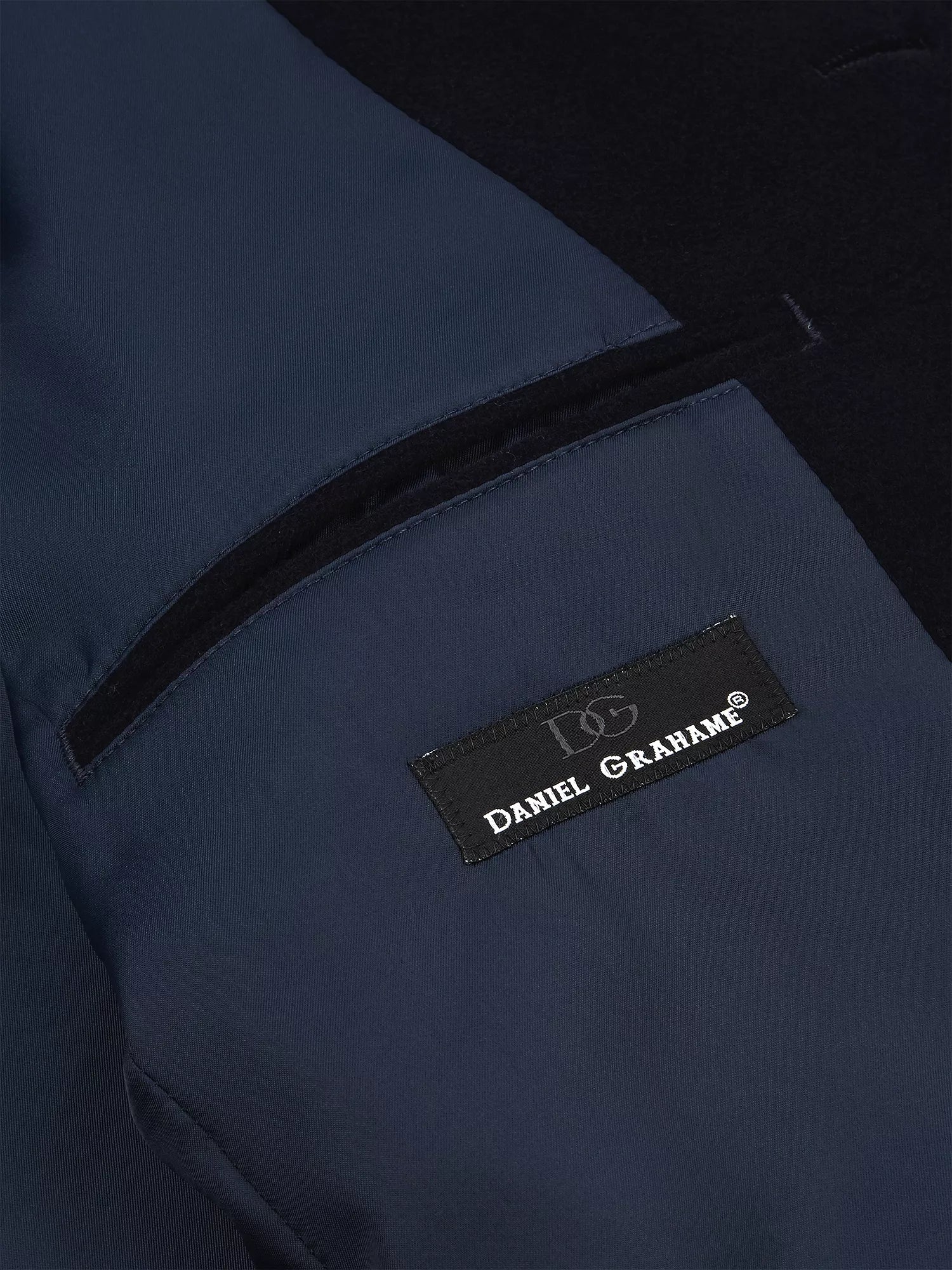 Daniel Grahame - Mens - Watson Overcoat - Navy - Wildvine Clothing, Spalding, Lincolnshire