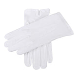 Dents - White Gloves -  Savoy cotton - White