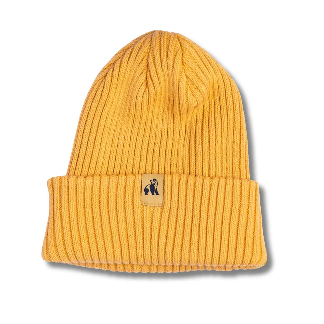 Swole Panda - Mens Organic Cotton Beanie - Mustard - Wildvine Clothing, Spalding, Lincolnshire