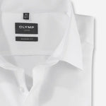 OLYMP - Mens Shirt - Luxor Modern Fit Shirt Plain White - Wildvine Clothing, Spalding, Lincolnshire