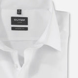 OLYMP - Mens Shirt - Luxor Modern Fit Shirt Plain White - Wildvine Clothing, Spalding, Lincolnshire