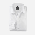 OLYMP - Mens Shirt - Luxor Modern Fit Shirt Plain White - Wildvine Clothing, Spalding, Lincolnshire