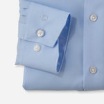OLYMP - Mens Shirt - Luxor Modern Fit Shirt Plain Blue - Wildvine Clothing, Spalding, Lincolnshire
