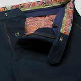 MEYER New York Mens Trousers – 2-5617 Fine Texture Luxury Chinos - Modern Fit – Navy - Wildvine Clothing, Spalding, Lincolnshire