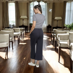 Pinnns - Ladies - Super Soft Wide Leg Culotte Trousers - Navy - 727C - Wildvine Clothing, Spalding, Lincolnshire