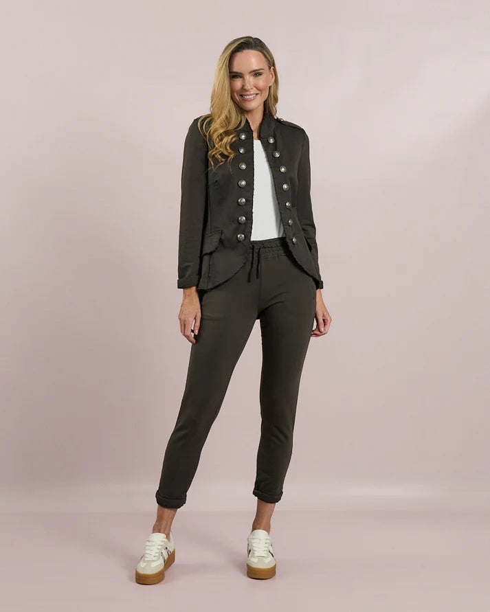 D.E.C.K By Decollage - Zip Pocket Joggers- Mulberry - Wildvine Clothing, Spalding, Lincolnshire