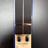 Hunt & Holditch - Mens - Plain Black Braces-Feathered Silver Clip - One Size - Wildvine Clothing, Spalding, Lincolnshire