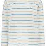 Lighthouse - Ladies Causeway II Top - Blue & Clay Stripe - Wildvine Clothing, Spalding, Lincolnshire