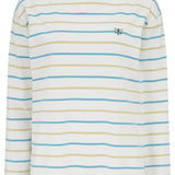 Lighthouse - Ladies Causeway II Top - Blue & Clay Stripe - Wildvine Clothing, Spalding, Lincolnshire