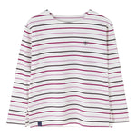 Lighthouse - Ladies Causeway II Top - Cranberry/Pink Stripe - Wildvine Clothing, Spalding, Lincolnshire