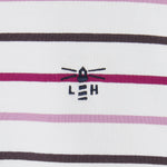 Lighthouse - Ladies Causeway II Top - Cranberry/Pink Stripe - Wildvine Clothing, Spalding, Lincolnshire