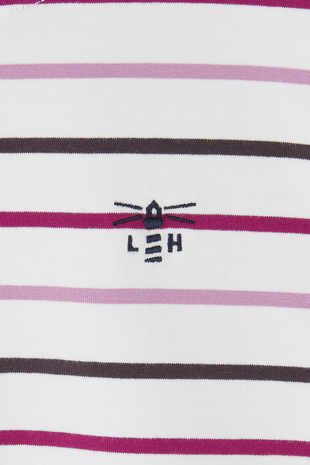 Lighthouse - Ladies Causeway II Top - Cranberry/Pink Stripe - Wildvine Clothing, Spalding, Lincolnshire