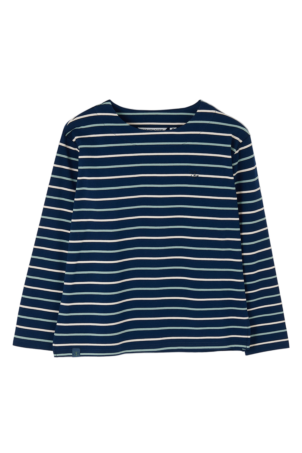 Lighthouse - Ladies Causeway II Top - Navy Cream/Sage Stripe - Wildvine Clothing, Spalding, Lincolnshire