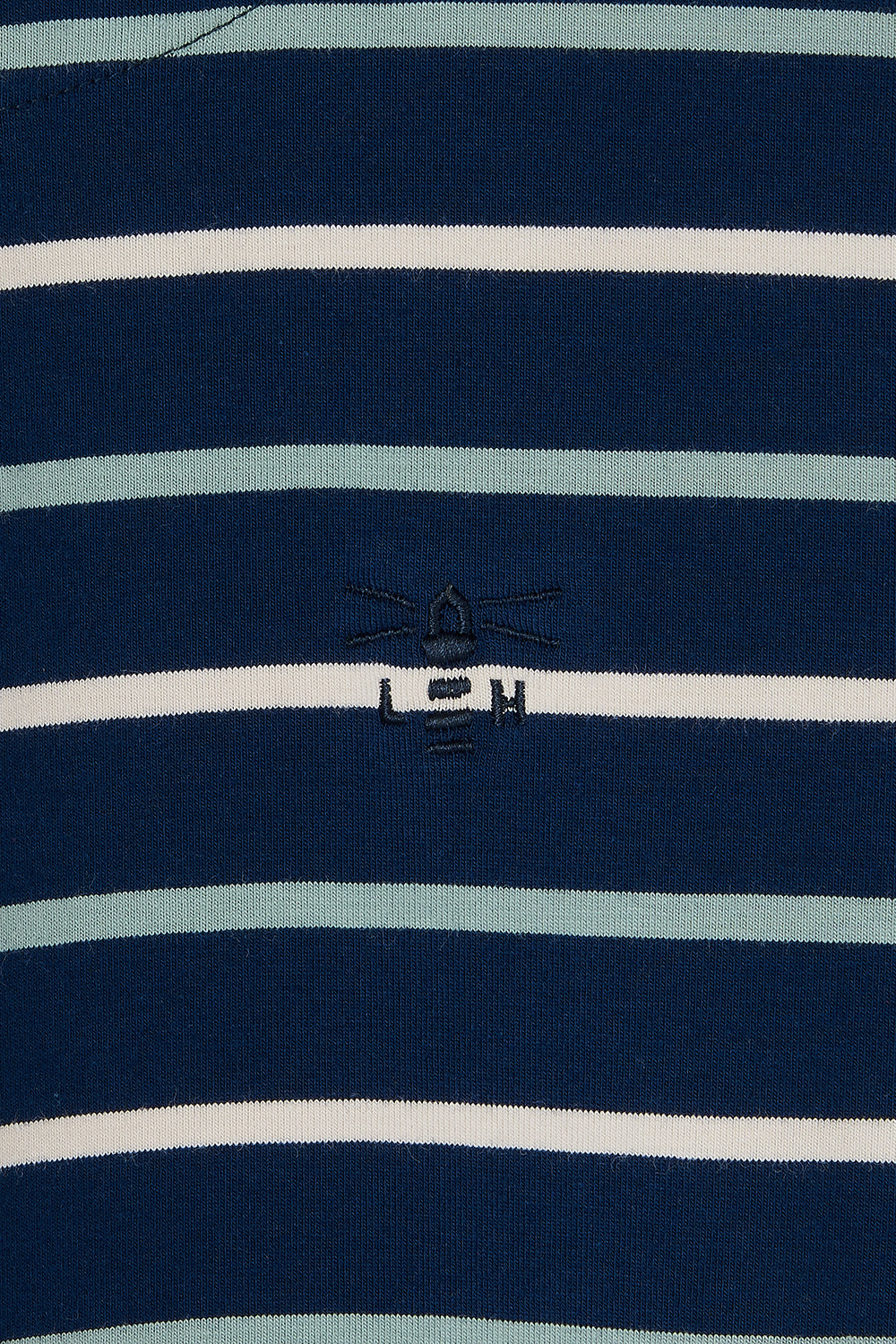 Lighthouse - Ladies Causeway II Top - Navy Cream/Sage Stripe - Wildvine Clothing, Spalding, Lincolnshire