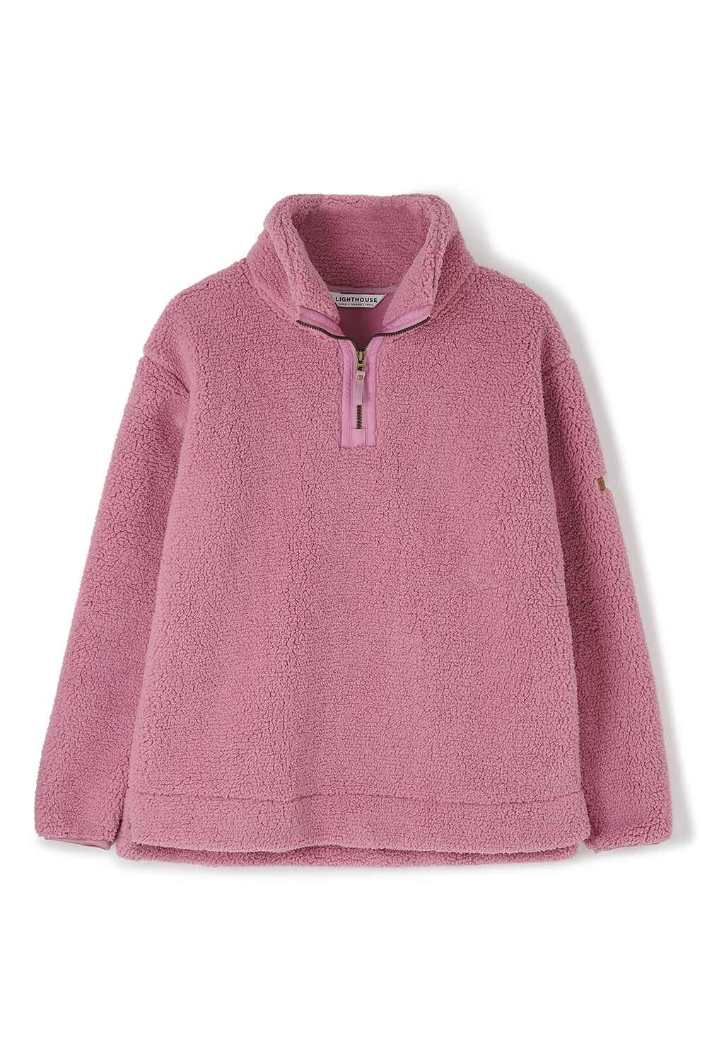 Lighthouse - Ladies Coast Half Zip Fleece - Wild Rose - Wildvine Clothing, Spalding, Lincolnshire