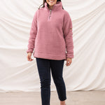 Lighthouse - Ladies Coast Half Zip Fleece - Wild Rose - Wildvine Clothing, Spalding, Lincolnshire