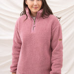 Lighthouse - Ladies Coast Half Zip Fleece - Wild Rose - Wildvine Clothing, Spalding, Lincolnshire