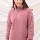Lighthouse - Ladies Coast Half Zip Fleece - Wild Rose - Wildvine Clothing, Spalding, Lincolnshire