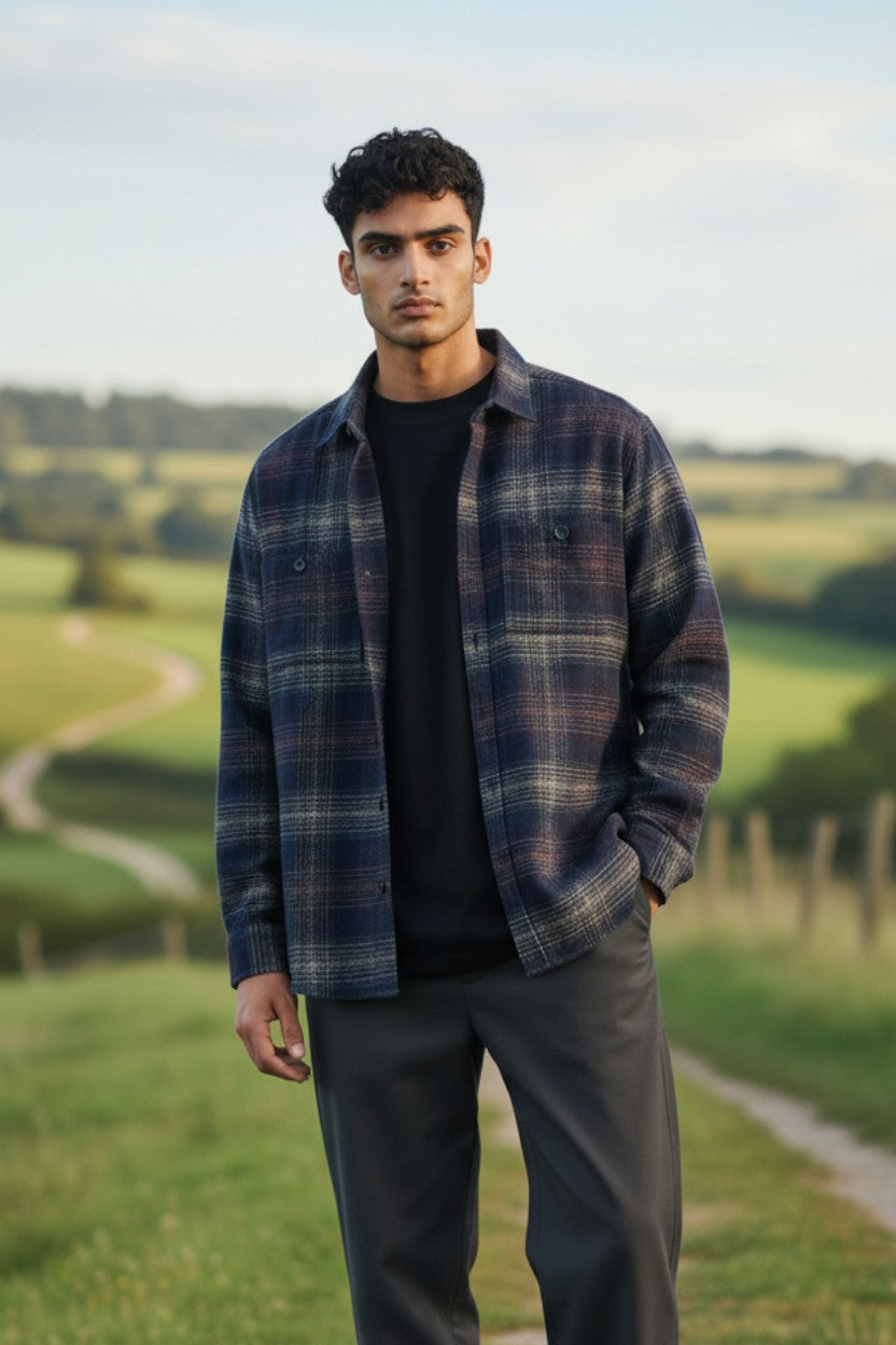 DG’s Drifter - Mens - Overshirt – Navy - Wildvine Clothing, Spalding, Lincolnshire