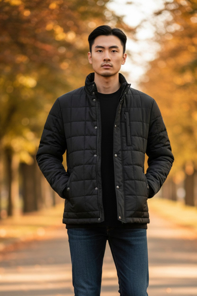 Daniel Grahame - Mens - Black Barnham Casual Coat - Wildvine Clothing, Spalding, Lincolnshire