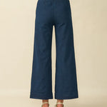 D.E.C.K By Decollage - Ladies Wide Leg Trousers - Denim - Wildvine Clothing, Spalding, Lincolnshire