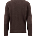 Fynch-Hatton - Mens - Ribbed Knitted Sweater - O-Neck - Soil - 1608233 866 - Wildvine Clothing, Spalding, Lincolnshire