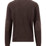 Fynch-Hatton - Mens - Ribbed Knitted Sweater - O-Neck - Soil - 1608233 866 - Wildvine Clothing, Spalding, Lincolnshire