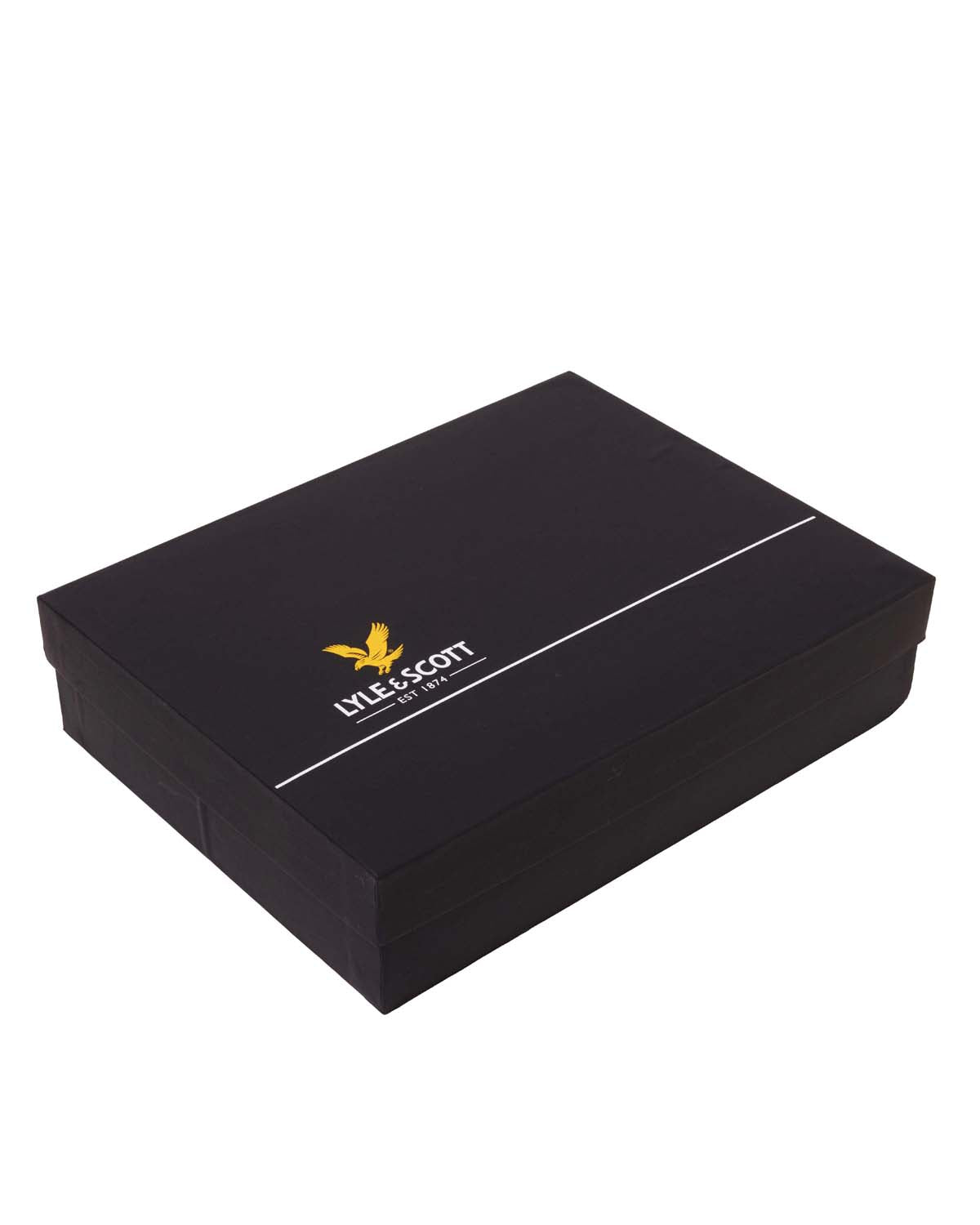 Lyle & Scott - Mens Brushed Scarf and Beanie Set - Jet Black - Z865 - Wildvine Clothing, Spalding, Lincolnshire