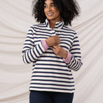 Lighthouse - Ladies Haven II Jersey - Navy Sage Rose Stripe - Wildvine Clothing, Spalding, Lincolnshire