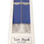 Van Buck - Mens - Royal Blue Trouser Braces - Wildvine Clothing, Spalding, Lincolnshire