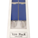 Van Buck - Mens - Royal Blue Trouser Braces - Wildvine Clothing, Spalding, Lincolnshire