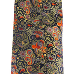 Van Buck - Mens - Orange & Gold Paisley Red Label Silk Tie - Wildvine Clothing, Spalding, Lincolnshire