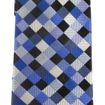 Van Buck - Mens - Navy & Sky Blue Square Red Label Silk Tie - Wildvine Clothing, Spalding, Lincolnshire