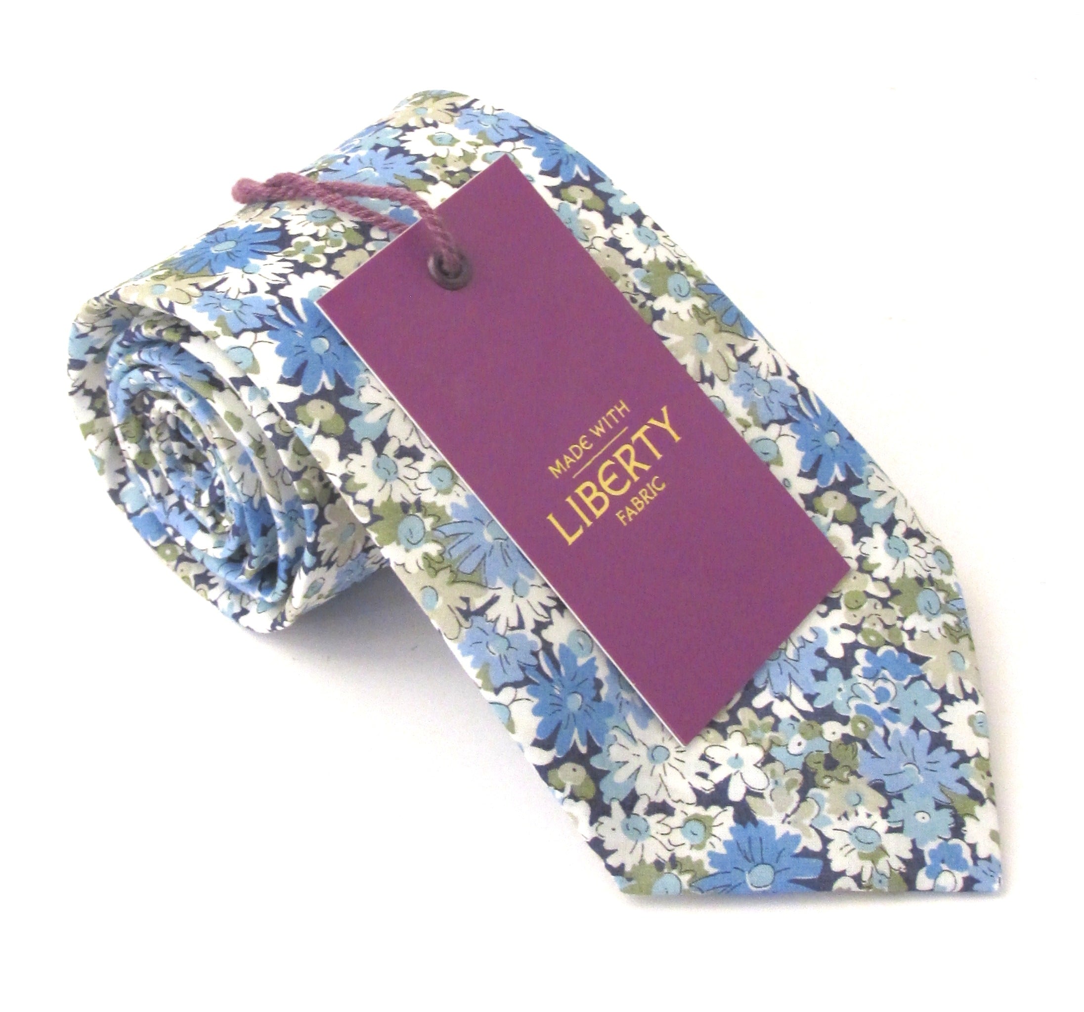 Van Buck - Mens - Libby Cotton Tie Made with Liberty Fabric - Wildvine Clothing, Spalding, Lincolnshire