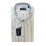 Gurteen - Mens - Seville - Modern Fit / Short Sleeved - Sky Stripe 530