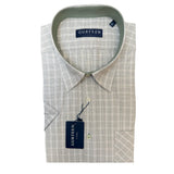 Gurteen - Mens - Seville - Modern Fit / Short Sleeved - Sage Check 817