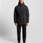 Lyle & Scott - Mens Tactical Wadded Parka - Black Ice X002 - Wildvine Clothing, Spalding, Lincolnshire