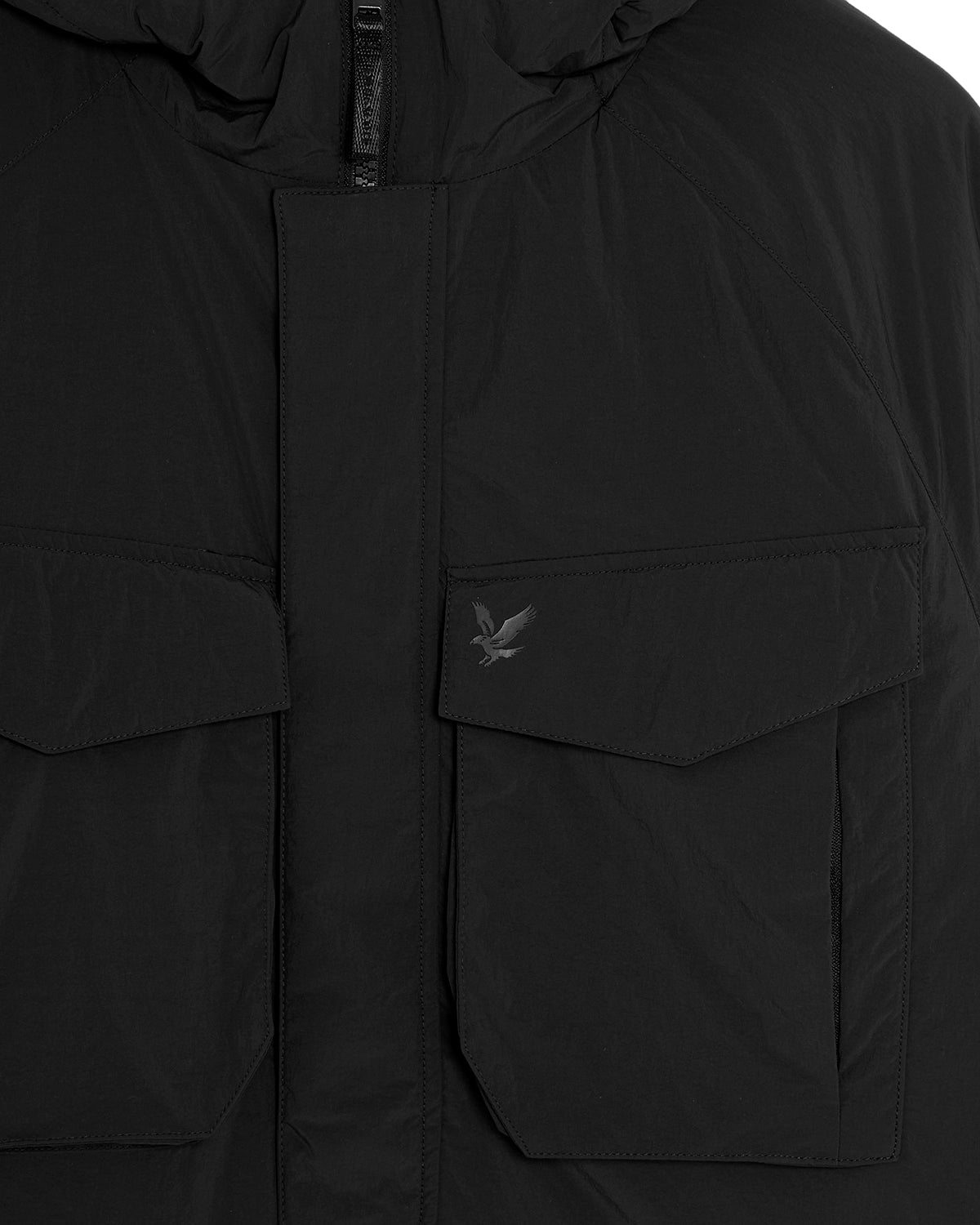 Lyle & Scott - Mens Tactical Wadded Parka - Black Ice X002 - Wildvine Clothing, Spalding, Lincolnshire