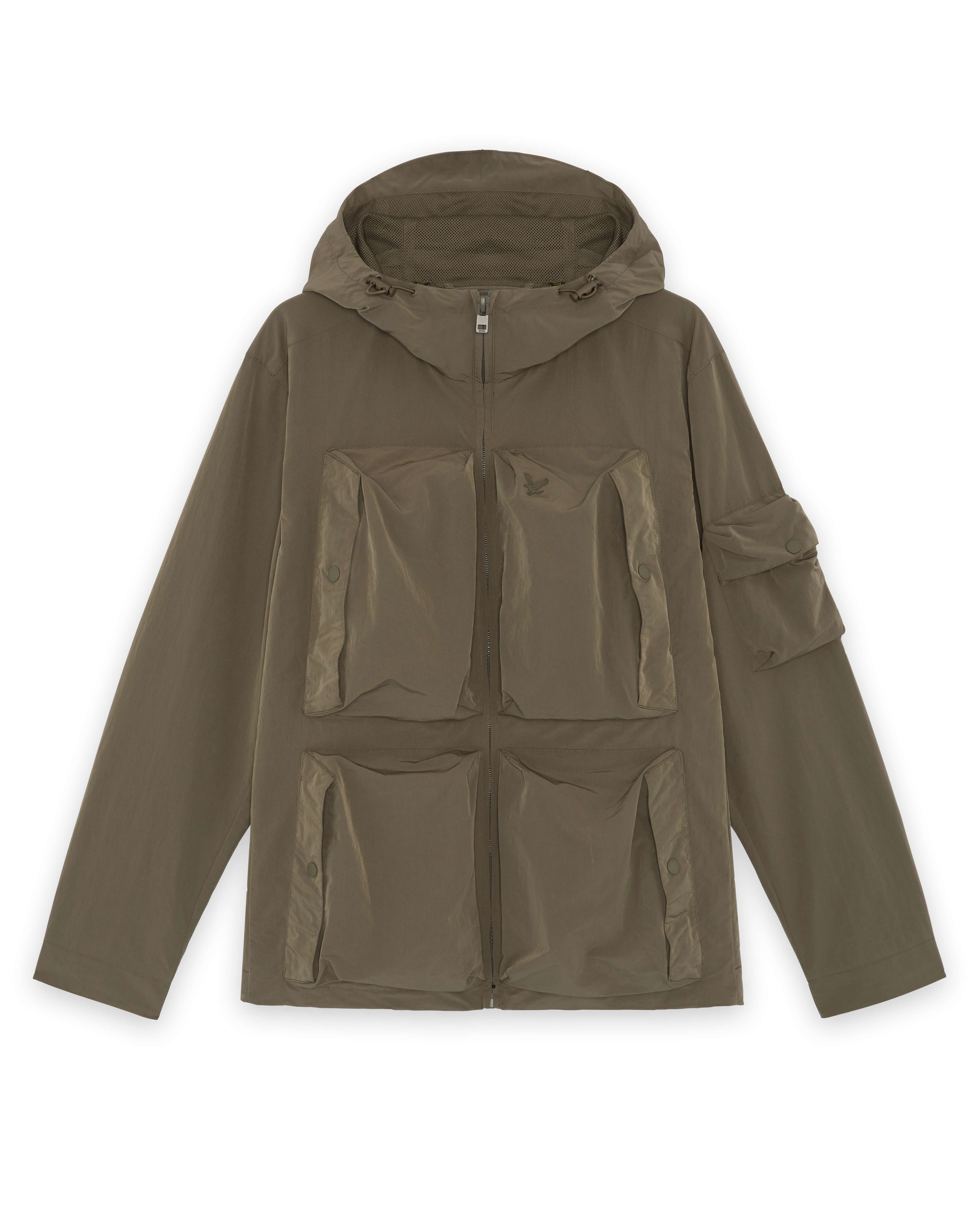 Lyle & Scott - Mens Lightweight Ripstop Windcheater - Khaki Ash JK2409V X569 - Wildvine Clothing, Spalding, Lincolnshire