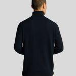 Lyle & Scott - Mens Cotton Merino Turtleneck Jumper - Dark Navy Z271 - Wildvine Clothing, Spalding, Lincolnshire