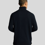 Lyle & Scott - Mens Cotton Merino Turtleneck Jumper - Jet Black Z865