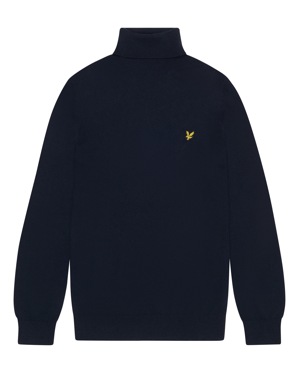 Lyle & Scott - Mens Cotton Merino Turtleneck Jumper - Dark Navy Z271 - Wildvine Clothing, Spalding, Lincolnshire