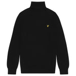 Lyle & Scott - Mens Cotton Merino Turtleneck Jumper - Jet Black Z865 - Wildvine Clothing, Spalding, Lincolnshire