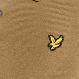 Lyle & Scott - Mens Cotton Merino Long Sleeve Knitted Polo - Tigers Eye X851 - Wildvine Clothing, Spalding, Lincolnshire