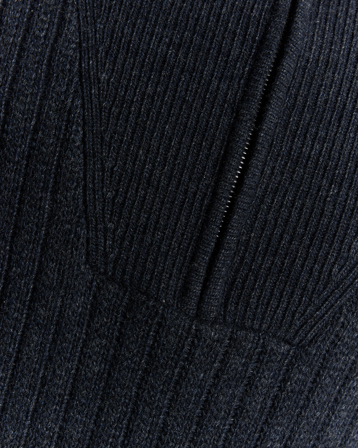 Lyle & Scott - Mens Ribbed Half Zip Jumper - Dark Navy Marl Z56 - Wildvine Clothing, Spalding, Lincolnshire