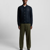 Lyle & Scott - Mens Cable Knitted Shirt -  Carbon X898