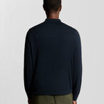 Lyle & Scott - Mens Cable Knitted Shirt - Carbon X898 - Wildvine Clothing, Spalding, Lincolnshire