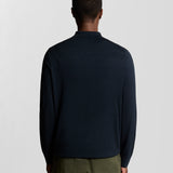 Lyle & Scott - Mens Cable Knitted Shirt -  Carbon X898