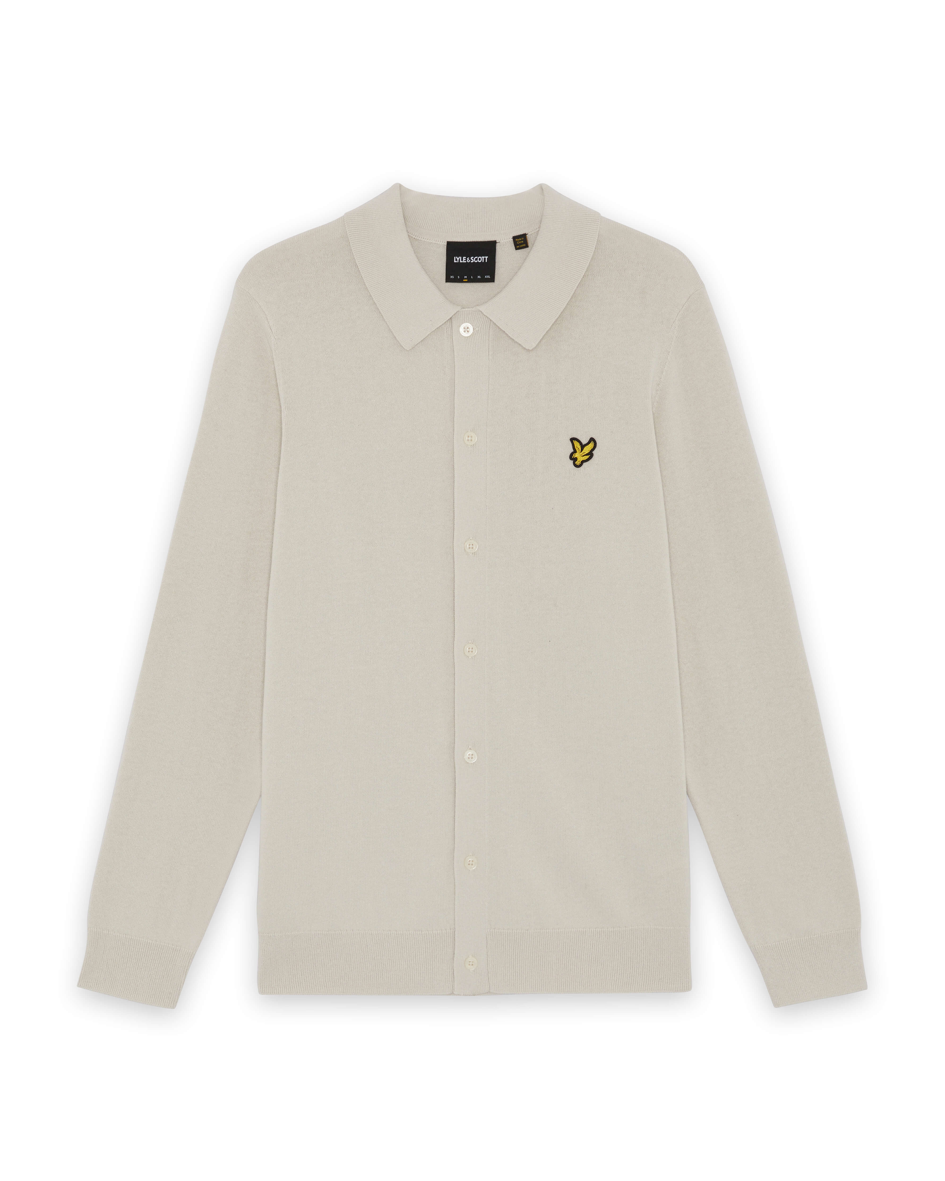 Lyle & Scott - Mens Cotton Knitted Shirt - W870 Cove - Wildvine Clothing, Spalding, Lincolnshire