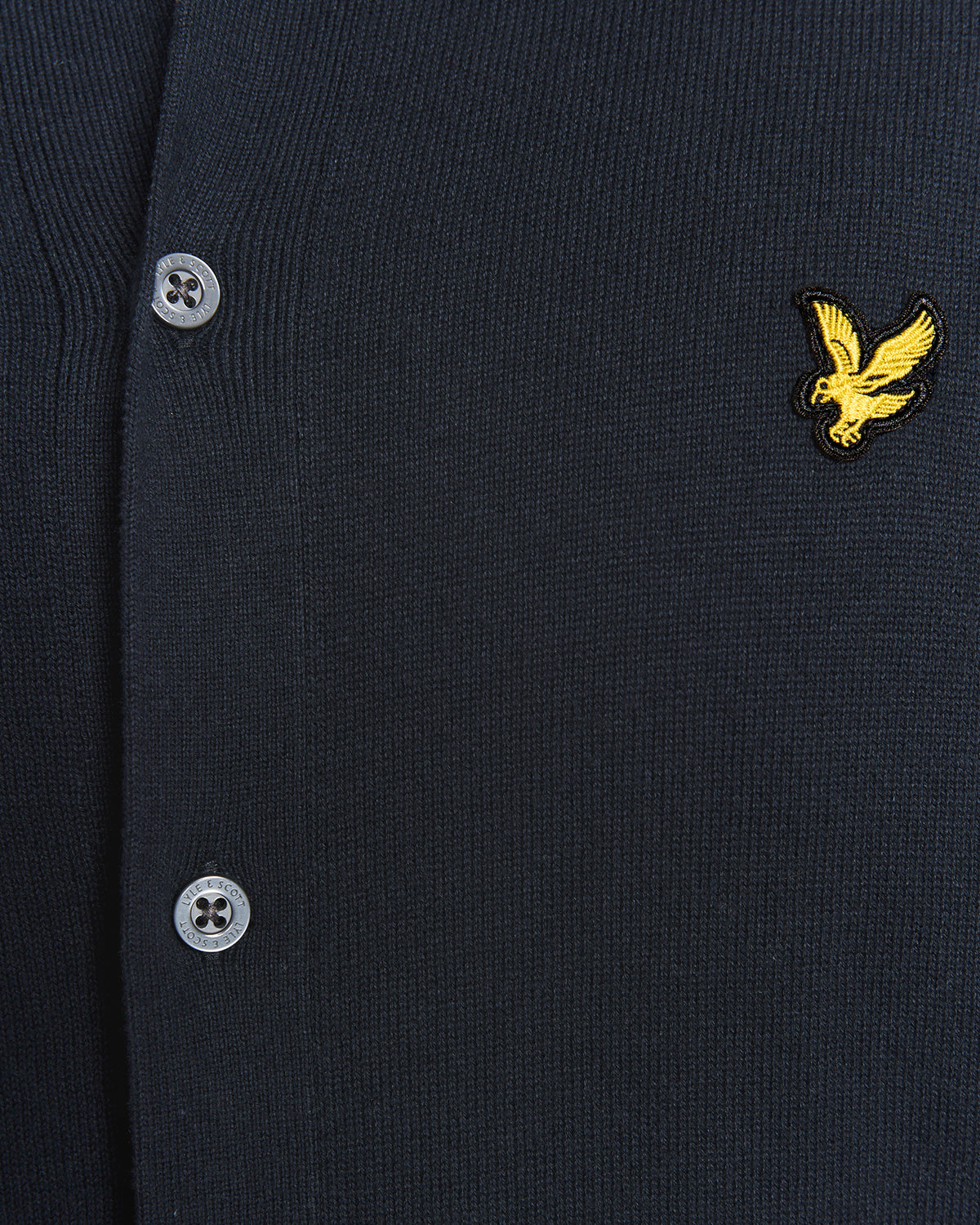 Lyle & Scott - Mens Cotton Knitted Shirt - Dark Navy - KN2415V Z271 - Wildvine Clothing, Spalding, Lincolnshire